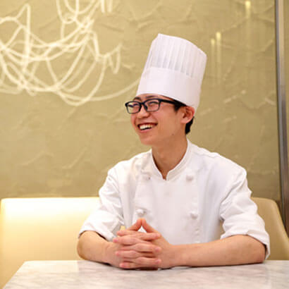 Mr. Yuto Koiwai Main Kitchen & Room Service Hilton Tokyo Odaiba 4th-year employee
